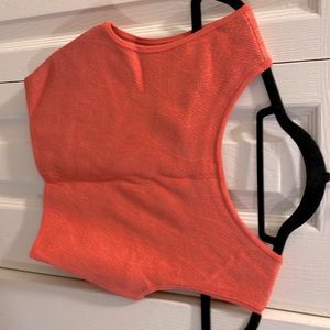 Athletic style crop top